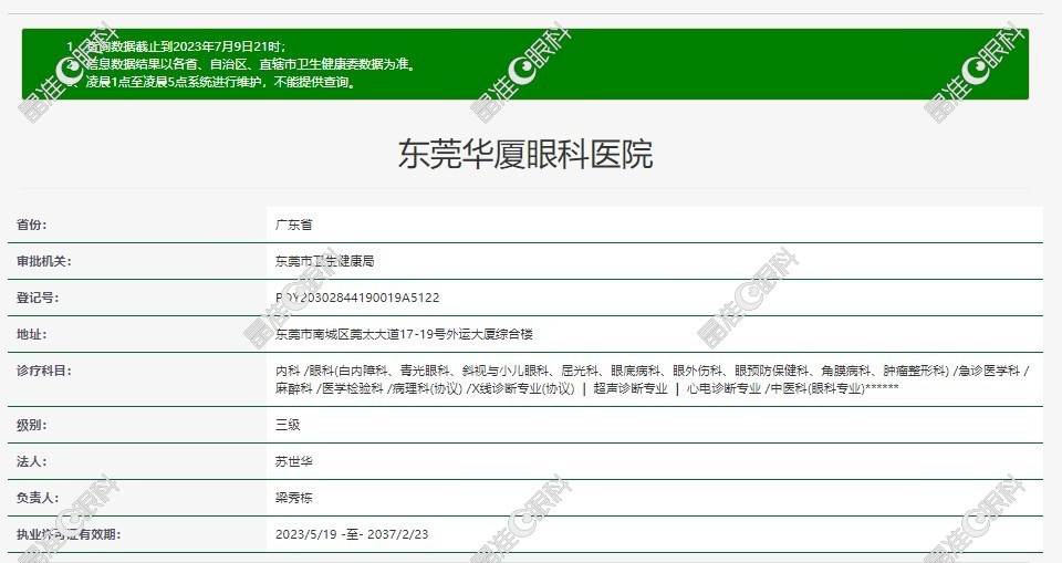 东莞华厦眼科医院是私立的ji-zhu/n.com