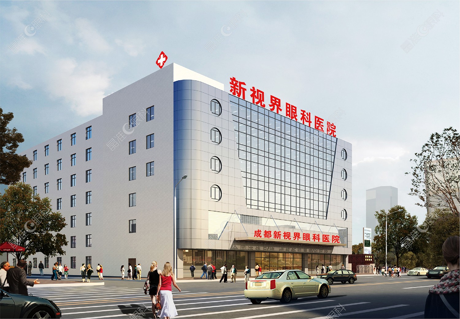 成都新视界眼科医院大楼www.ji-zhun.com