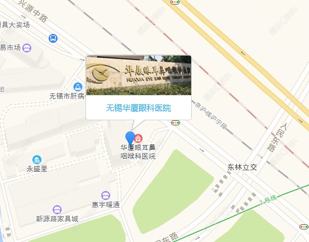 无锡华厦眼科医院地址图