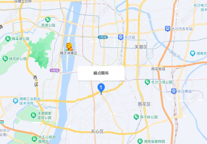 长沙天心睛点眼科地址位置
