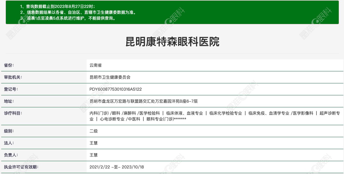 昆明康特森眼科医院资质www.ji-zhun.com