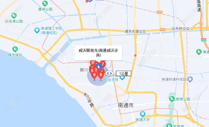 南通威沃眼视光诊所地址位置