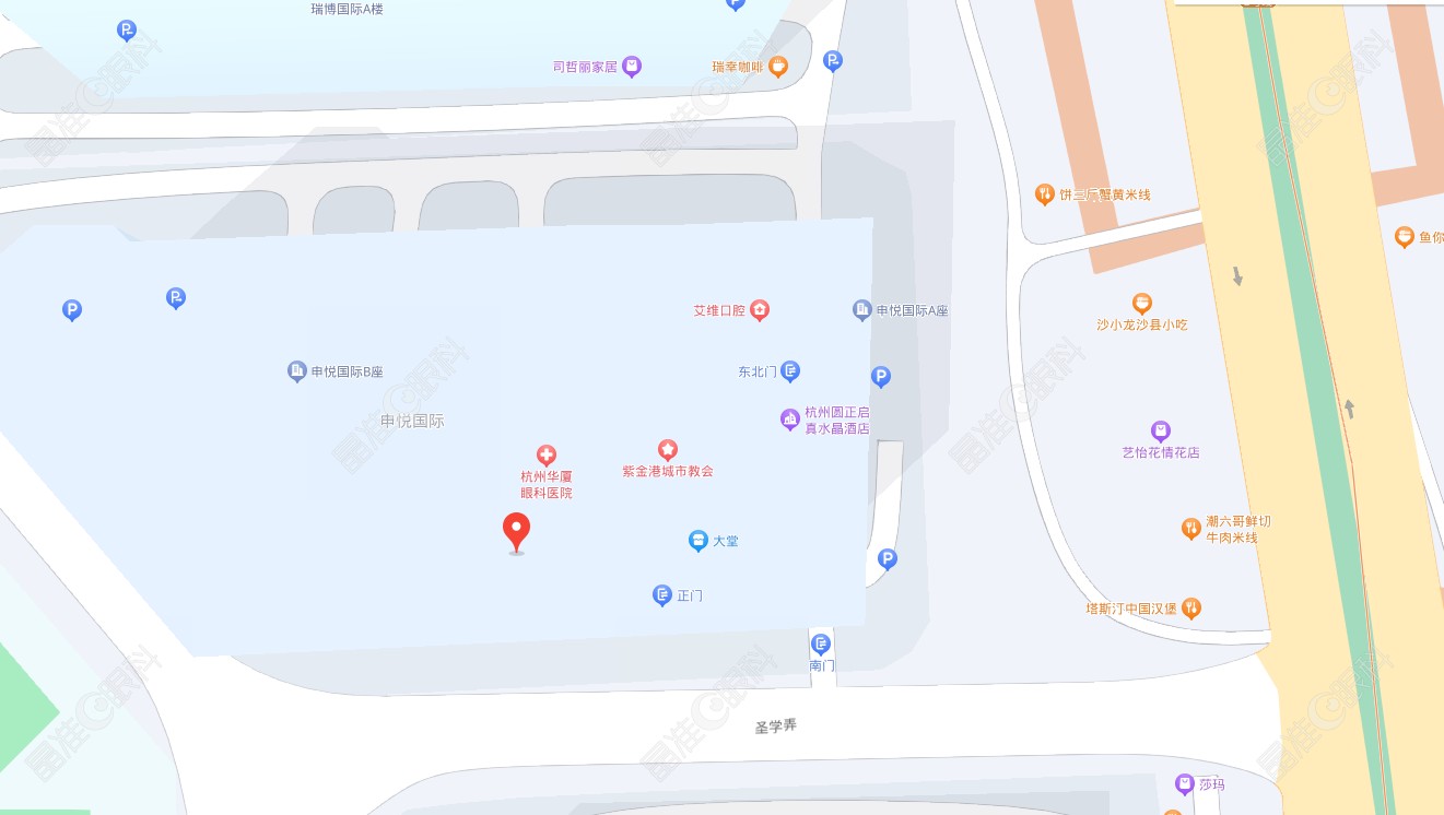 杭州华厦眼科地址在西湖区古墩路671号