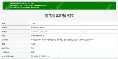 青岛鲁东眼科医院简介