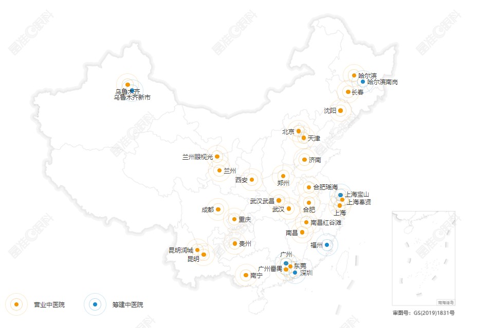 普瑞眼科医院价目表2024：成都/南昌/兰州普瑞眼科收费价目表