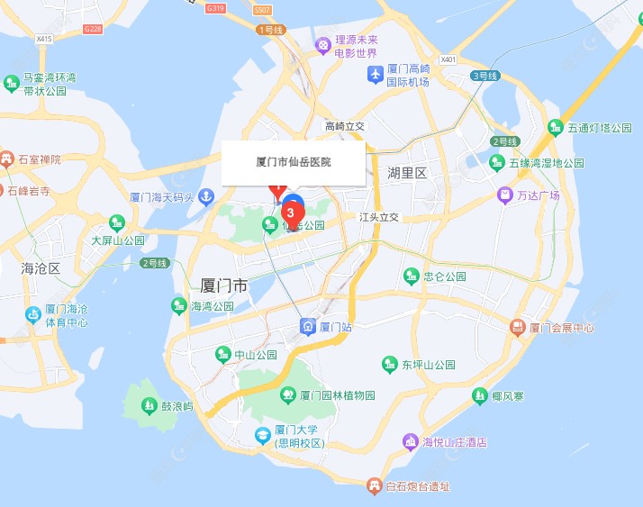 厦门仙岳医院眼科地址在哪里