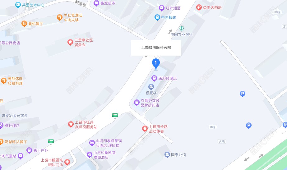 上饶启明眼科医院地址www.ji-zhun.com