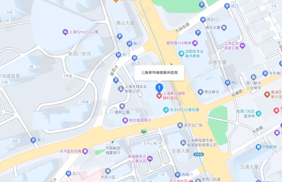上海希玛瑞视眼科医院地址