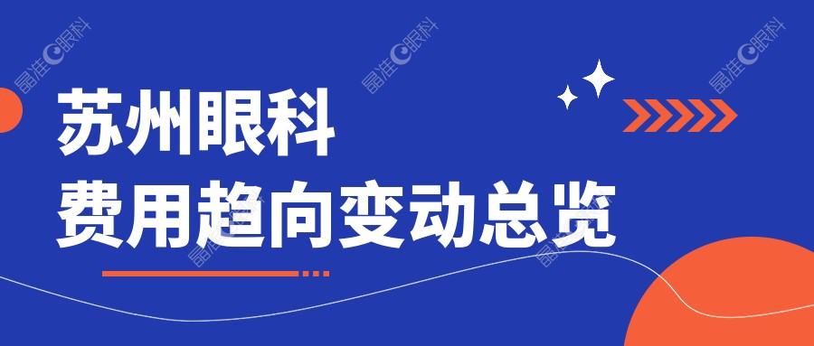 苏州眼科费用趋向变动总览