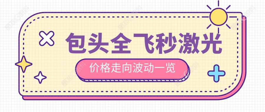 包头全飞秒激光价格走向波动一览