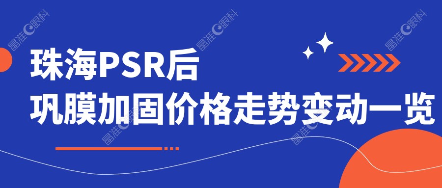 珠海PSR后巩膜加固价格走势变动一览