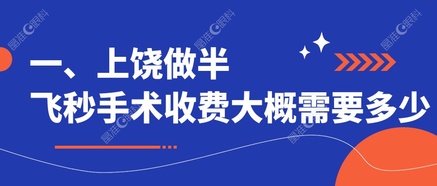 一、上饶做半飞秒手术收费大概需要多少钱？公布2025上饶半飞秒手术收费表