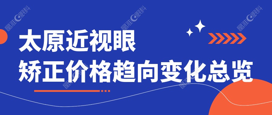 太原近视眼矫正价格趋向变化总览