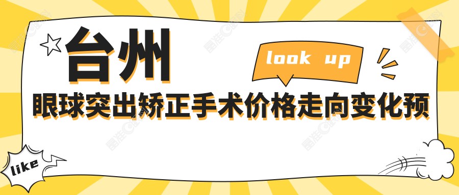 台州眼球突出矫正手术价格走向变化预览