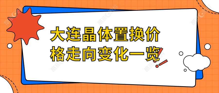 大连晶体置换价格走向变化一览