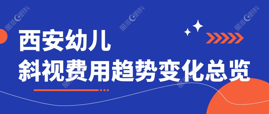 西安幼儿斜视费用趋势变化总览